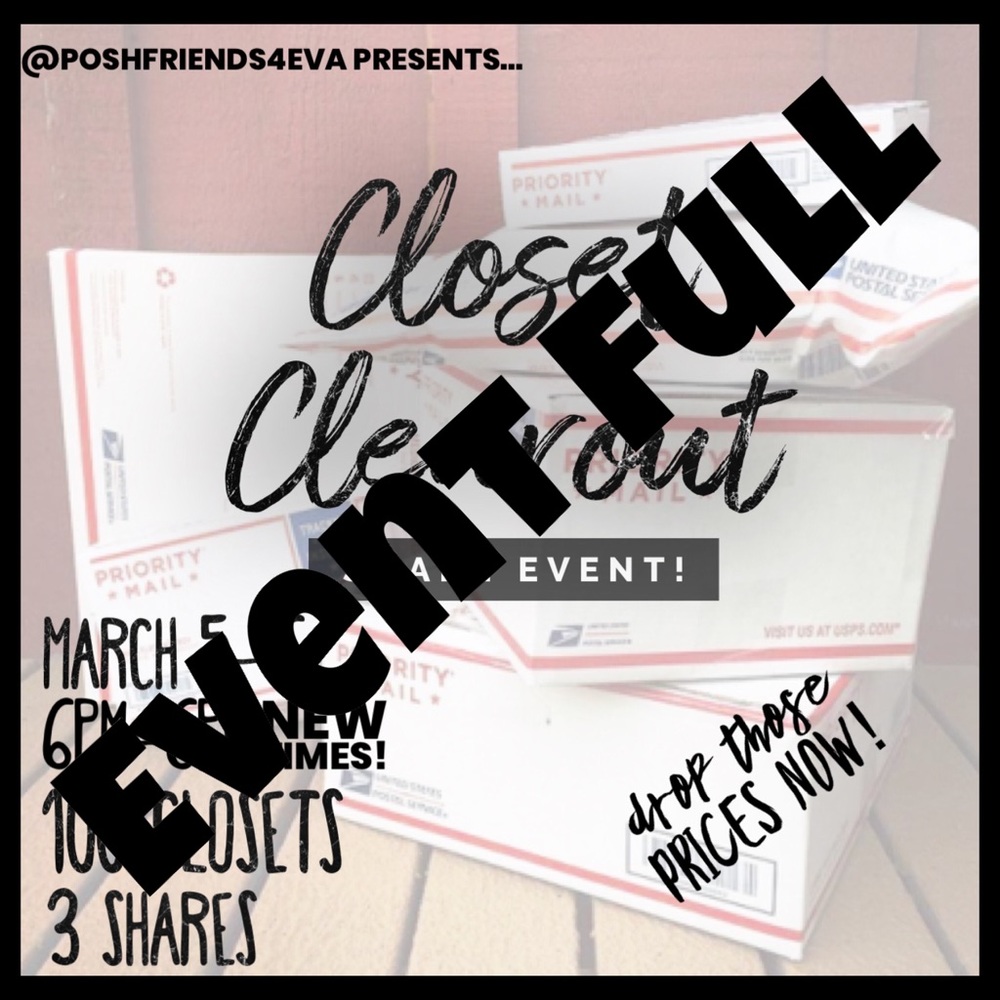 ⬅️ CLOSET CLEAR OUT EVENT IN NEW LISTING NEXT DOOR